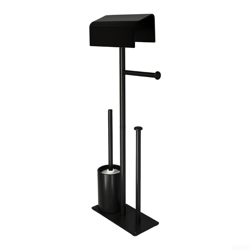 Portarrollos Baño Estable Doble Pilar 70cm Alto