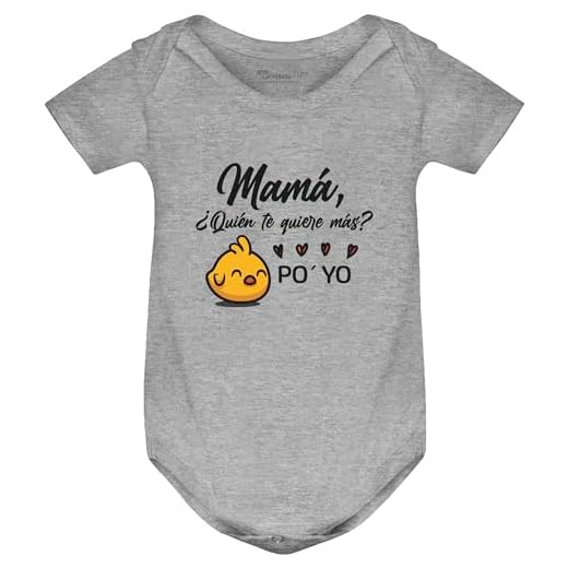 QCM PRODUTOS PERSONALIZADOS Body bebé | Especial regalo para Mamá | Regalo original para el día de la madre (Po' Yo)