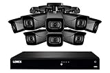 Lorex N4K3-168BB 16 Channel 4K Surveillance System with N862A63B 3TB 4K Fusion NVR and 8 E841CAB 8MP...