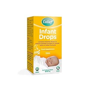 Colief Infant Drops | Lactase Enzyme Drops | Natural Colic Relief for Babies | Reduces Bloating, Wind and Crying | (15ml…
