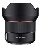 Samyang 14mm F2.8 AF Wide Angle, Full Frame Auto Focus Lens for Canon EF (Renewed)