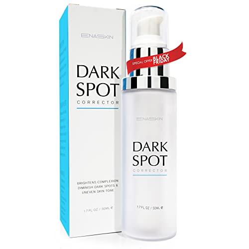 EnaSkin Professional Dark Spot Remover for Face and Body, Perfecting Dark Spot Corrector Serum Treatment, Melasma, Freckle, Sun Spot, Hyperpigmentation, Blemish Spot, Brown Spots for Men&Women, Advanced Formula with Safe Ingredients 4-Butylresorcinol, Kojic Acid and Salicylic Acid (50 ML)