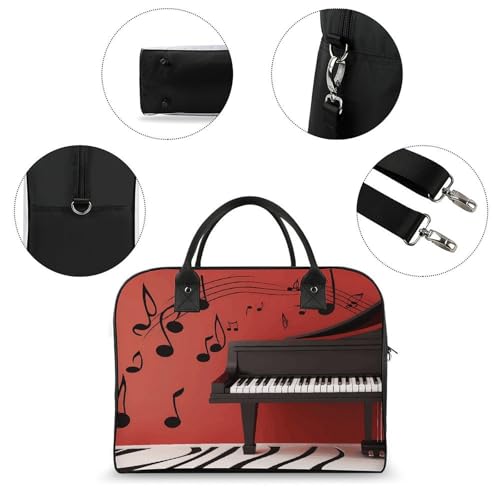 Maletín ligero para portátil con diseño Music Note miniatura 6