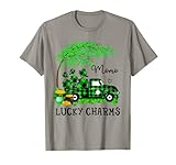 Momo Lucky Charm Shamrock Graphic Truck St Patricks Day T-Shirt