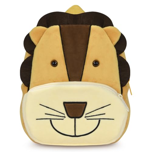 Aomig Mochila Infantil, Mochila Guarderia Niño, Animal Mochila Escolar Toddler, Mochila Niña 3-5 Años, Mochila de Dibujos Animados de Peluche, Cómoda y Suave-Cute, el Mejor Regalo para Niños