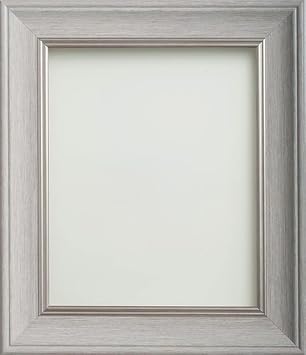 Frame Company Drummond Photo Frame, Pale Grey, 18x14 inch, fitted with perspex