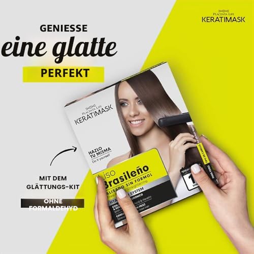 Be Natural Brasilianisches Glättungs-Set mit Keratin, Grün