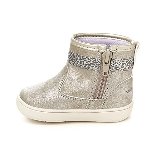 Stride Rite 360 Infant And Toddler Girls Magnolia First Walker Shoe, Silver #TOP3