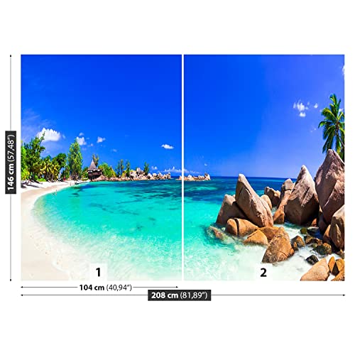 Papier Peint Moderne Tropical Tulup 208x146cm pour une décoration de salon tendance - 5