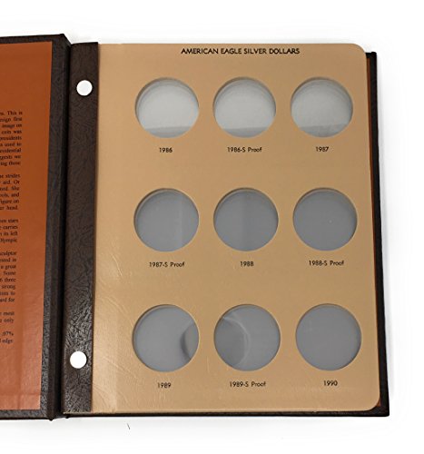 Dansco Us American Silver Eagle Coin Album 1986 - 2006 With Proofs Volume 1 #8181 #TOP3