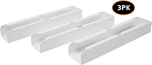 Miniatura 6 de Storage Theory - Organizador de bolsas de comida, despega y pégalo en el interior de los armarios, refrigeradores o despensas, paquete de 3