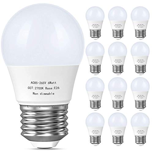 60 Watt Light Bulb Equivalent, A15 Led Ceiling Fan Light Bulbs, 2700K Warm White, 550 LM, E26 Led Bulbs, Small for Refrigerator Bulb, Bedroom Kitchen Lighting Non-Dimmable,12 Pack 60 Watt Light Bulb Equivalent, A15 Led Ceiling Fan Light Bulbs, 2700K Warm White, 550 LM, E26 Led Bulbs, Small for Refrigerator Bulb, Bedroom Kitchen Lighting Non-Dimmable,12 Pack