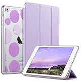 iPad Mini 3 Case,iPad Mini 2 Case,iPad Mini Case,ULAK Slim Bumper Smart Case Stand for Apple iPad Mini 1/2/3 Colorful Clear Back Cover Lightweight with Auto Sleep/Wake Function, Lavender