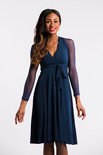 Image of Sleevey Wonders Women's 3 /4 Length Slip-On Mesh Sleeves - Sheer Reversible Arm Cover Up, Cooling Shrug Bolero for Dresses
