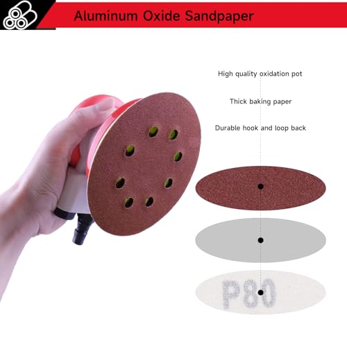 50% Off 5-Inch 600 Grit Sanding Discs for Orbital Sander