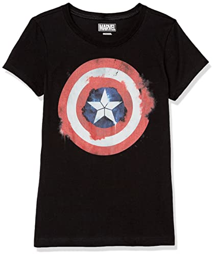 Image of Marvel Girls' Captain America Spray Logo