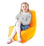 HH Home Hut Kids Bean Bag Chair Gaming Chair Beanbag Indoor & Outdoor Garden Big Arm Chair (Orange) - Image 1