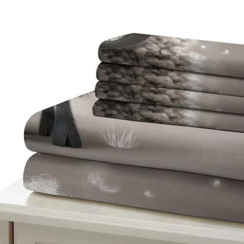 Housse de Couette Raton Laveur 3D Microfibre Légère 220x240