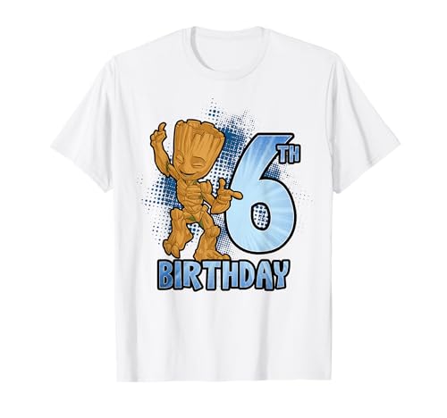 Cadeau anniversaire 6 ans t-shirt Groot Marvel enfant
