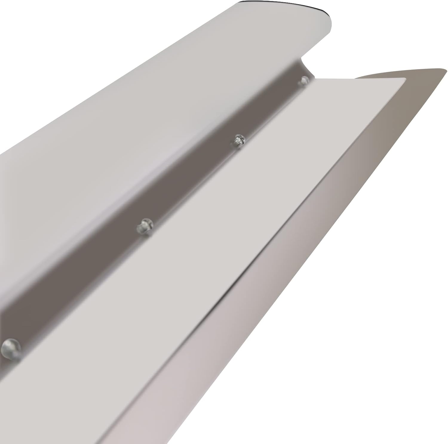 40"Drywall Skimming Blade w/0.35mm Blade Putty Scraper Stainless Steel PVC End Cap For Jointing Dry Wall Plaster Construction Decoration Various Scenes