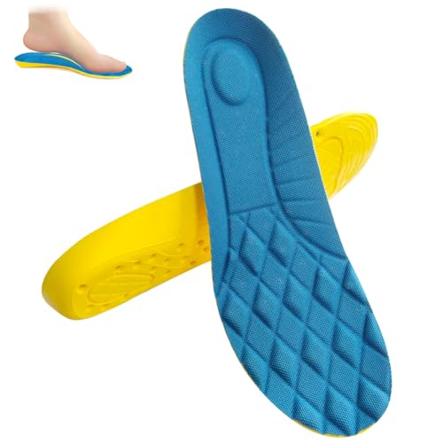 Plantillas confort hombre mujer, PU plantillas deportivas para Hombre y Mujer,Semelles Confortables para caminar, trekking, correr,Plantillas Amortiguación y Cómodas (M EU(40-41))