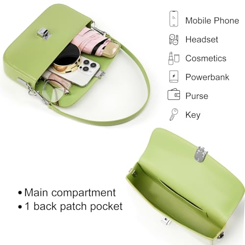 Image of LA FESTIN Small Genuine Leather Purses for Women Designer Shoulder Purse
