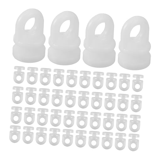 Angoily 200pcs Curtain Track Gliders Hooks Smooth Sliding Plastic Drapery Hardware for Easy Installation Versatile Window Treatments Fits Various Curtain Styles
