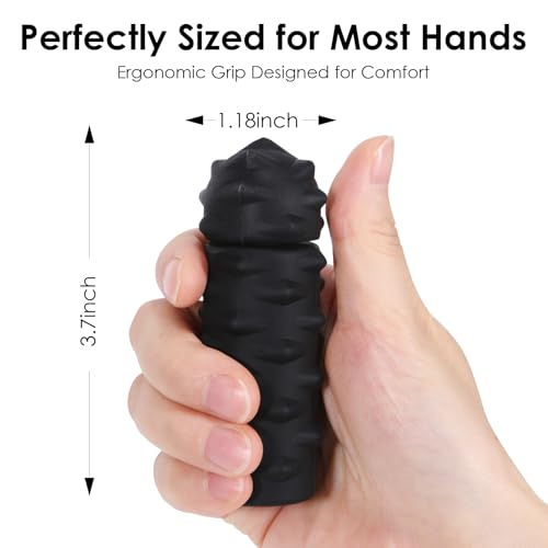 Spiky Grip Fidget Spinner – Soft Silicone Pain Stim Fidget Toy for Teens & Adults – Sensory Tool for ADHD, Autism, Anxiety & Stress Relief – Great Gift for Office or Travel - Image 3