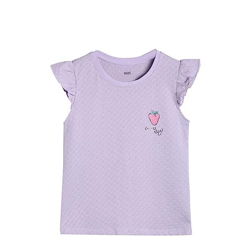 Image of miniklub Girls Purple Self Designed Top