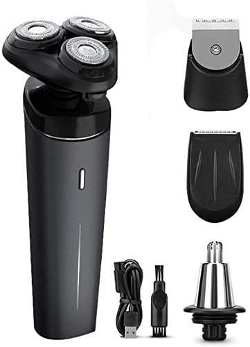 Electric Razor for Men Electric Face Shavers Rechargeable Shaving Mens Cordless Razors IPX7 Waterproof Wet Dry 4 in