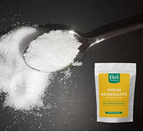 Sodium Metabisulfite (8oz) | Packed in Canada| 100% Pure Food-Grade and Kosher Friendly Additive| Preservative and Antioxidant; Used for Homebrewing, Winemaking, Baking and Fruits; Equipment Sanitizer| by Elo’s Premium - 3
