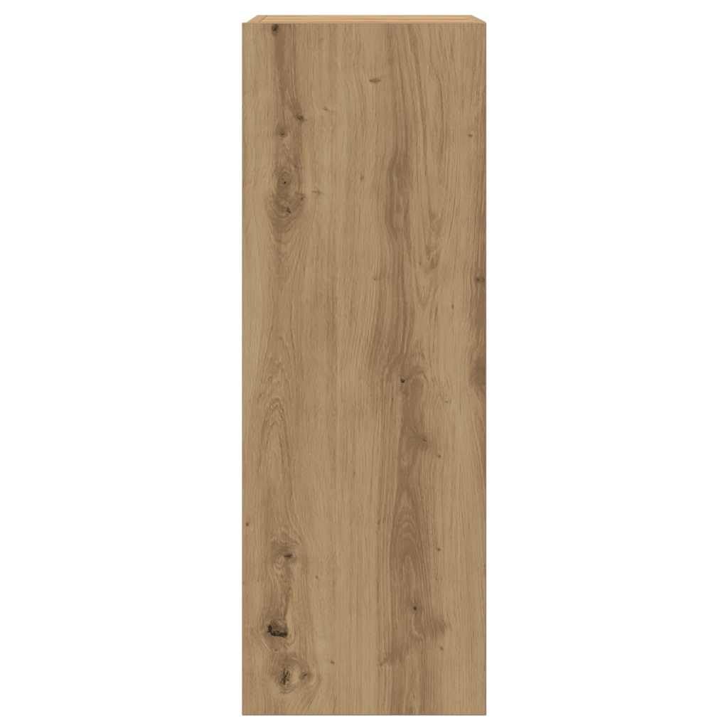 Set di 3 mobili da parete per TV, effetto rovere Artisan
