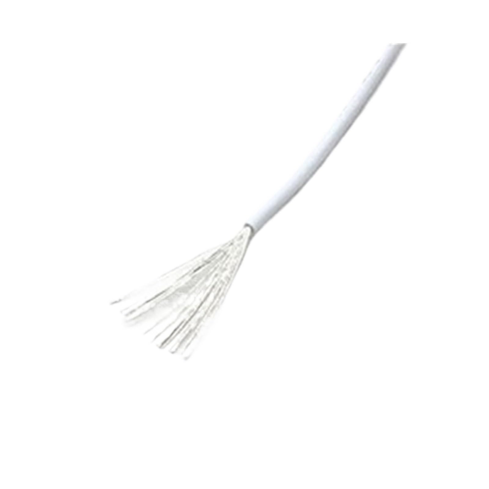 Cable electrónico UL1007 de 2/5/10/20/50m AWG30 28, línea de conexión de iluminación de lámpara, Cable de Cobre estañado Aislado de PVC de 300V(White,50m 28AWG)