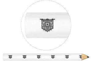 Azeeda 3 x 'Medieval Banner' Carpenter's Pencils - For Precise Marking and Drawing