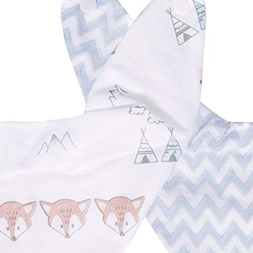 Babador Bandana para Bebê Papi Baby Tamanho Único Contém 02 Un