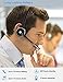 Wireless Headset, YAMAY Bluetooth Headset with Microphone (Noise Cancelling Mic) Charging Base Mute Function,Talk in Clarity Pro for Truck Driver Office Buiseness Home PC iPhone Android Cell Phones