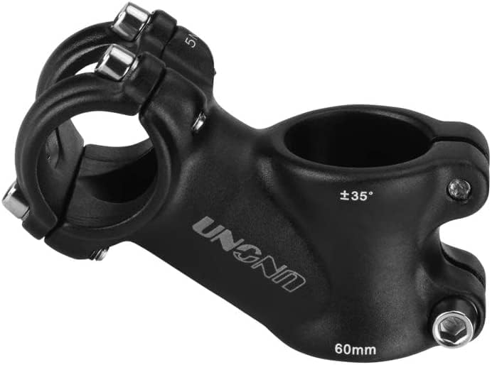 Bike Stem, 35 Degree 25.4mm 60mm 90mm 110mm MTB Stem Mountain Bike Handlebar Stem for Bicycle, Road Bike, MTB, BMX, Cycling (Aluminum Alloy)