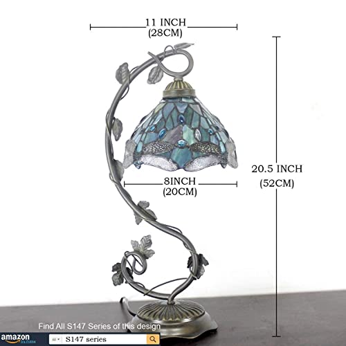 Image of WERFACTORY Tiffany Lamp Series Stained Glass Style Lampshade Decorative Living Room Bedroom