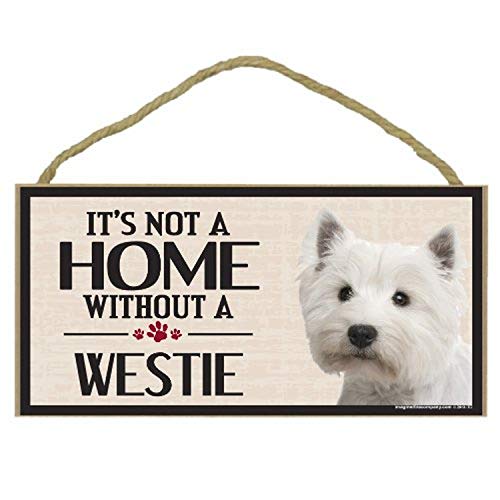 Image of Imagine This Wood Sign for Westie Dog Breeds