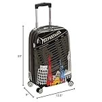 Rockland Departure Hardside Spinner Wheel Luggage, Departure, Carry-On 20-Inch - Image 2