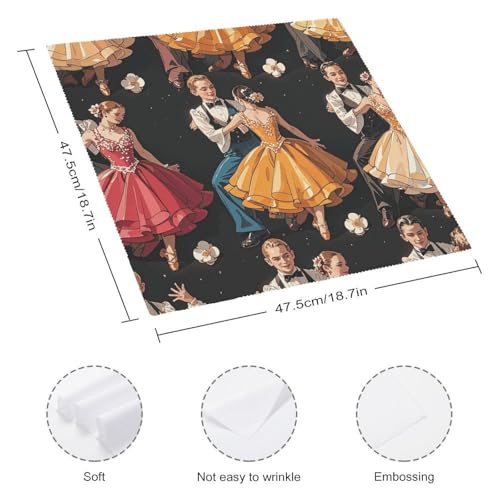 Servilletas de Tela Pequeñas con Patrón Floral 2 Pzas miniatura 2