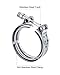 EVIL ENERGY 3.0 Inch V Band Clamp for Flange Kit Stainless Steel (No flanges)