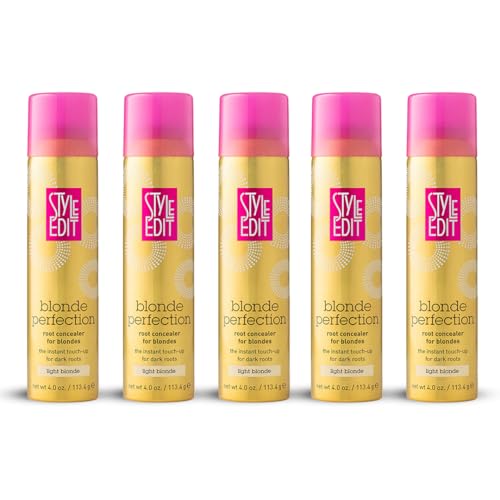 Image of Style Edit Root Touch Up Spray | Temporary Hair Color for Gray Roots and Thinning Hair | Salon-Quality, Transfer-Resistant Hair Concealer | Light Blonde, 4 oz