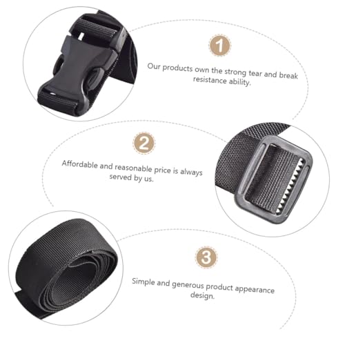 SUPVOX Correa para Equipaje Ajustable de 2 Metros Paquete de 4 Correas de Sujeción para Maleta Ligera y Resistente Adecuado para Viajes al Aire Libre y Uso Doméstico - imagen 9
