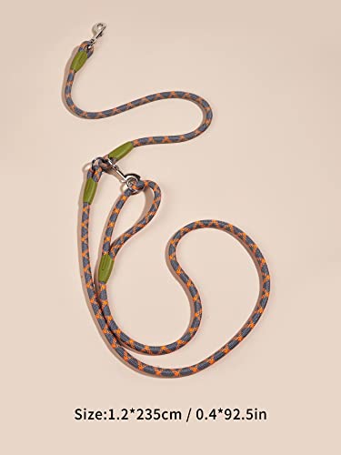 Qwinee Hands Free Dog Leash Dog Training Leash Strong Rope Leash For Small Medium Large Dogs Yellow One-Size #TOP3