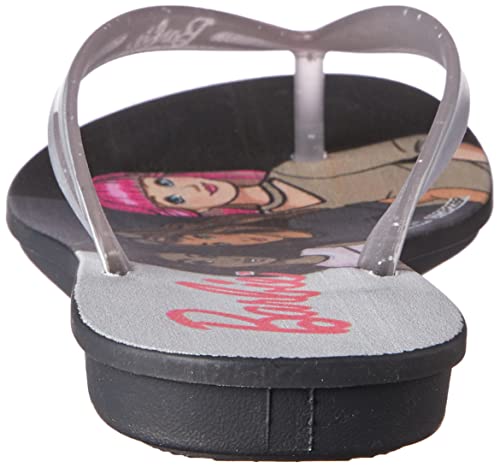 Barbie 22673, Chinelo Meninas, Preto/Bege/Transparente, 30