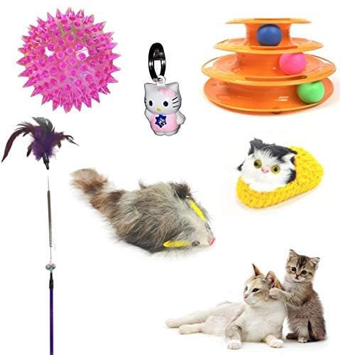 See full amazon price history chart for D&C PAWS 6 in 1 Premium Combo Toys, Cartoon Bell, Plush Mouse, Squeaky Led Ball, 3 Layer Wheels Tower Toys for Cats (Pack of 6) D&C PAWS 6 in 1 Premium Combo Toys, Cartoon Bell, Plush Mouse, Squeaky Led Ball, 3 Layer Wheels Tower Toys for Cats (Pack of 6) (B0D14RDV36) Amazon Price History, Amazon Price Tracker