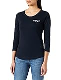  Tommy Hilfiger Damen Langarmshirt Basic, Blau (Desert Sky), L