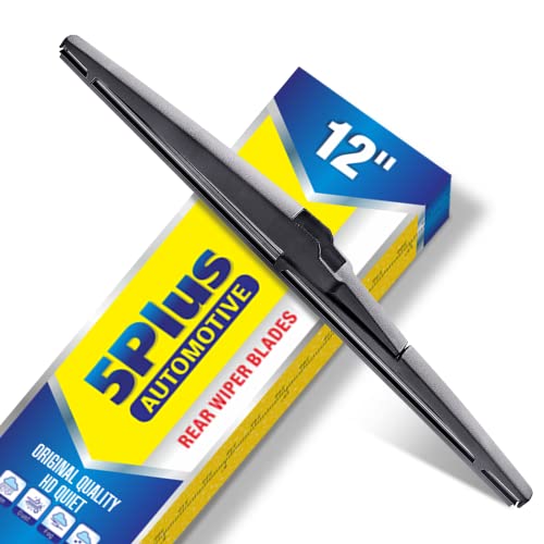 Image of 5 PLUS 12 Inch Rear Wiper Blade Replacement for Dodge Durango 2024-2011 Journey 2022-2008 /Toyota Highlander 2019-2001 RAV4 2024-2019 2012-2001 /Lexus NX RXL UX 24-15 Rear Windshield Wiper (12-A)