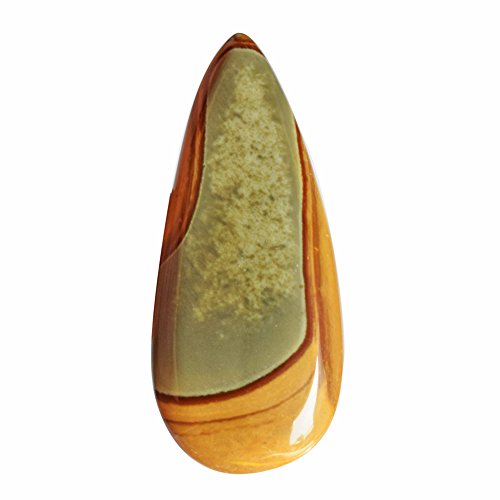 Cabochon de poire en jaspe naturel 33 cts pierre fine calibrée AG-7171